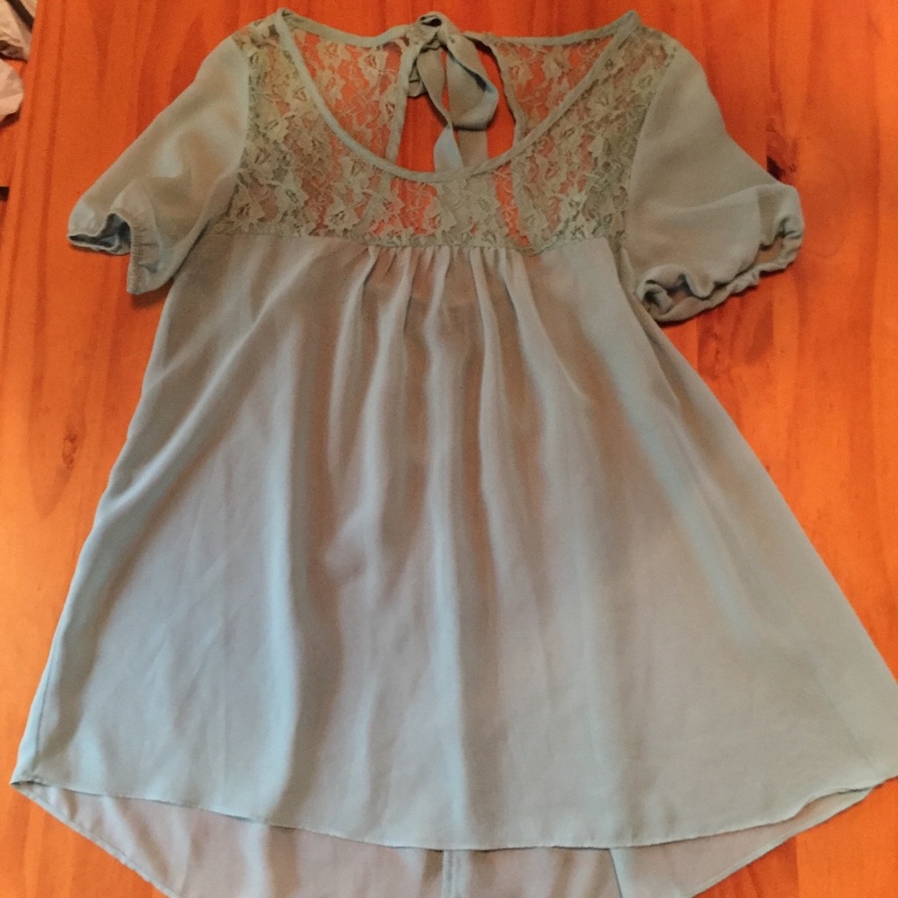Rue 21 blouse, mint green, M - Picture 1 of 4